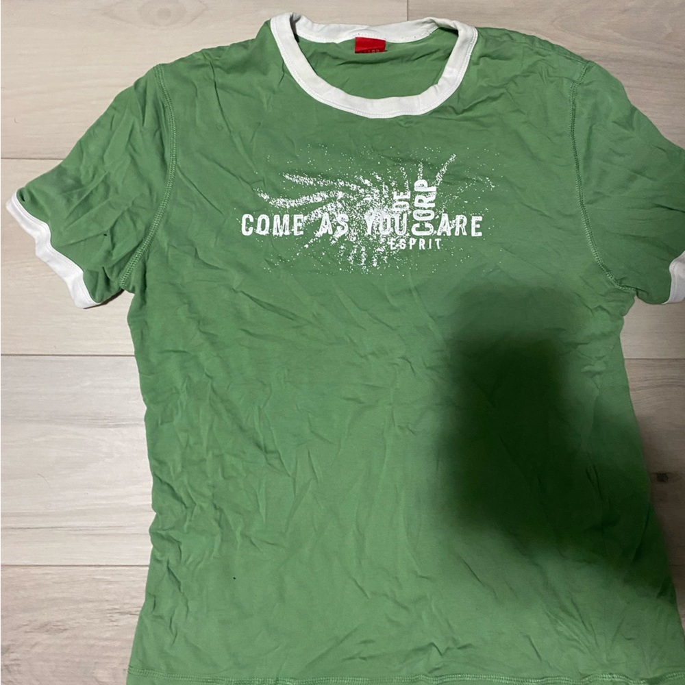 Esprit Green Short Sleeve Tee